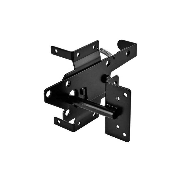 Oem Wholesale Self Locking Post Mount Automatic Gravity Lever Wood fence gate hinge wood gate post latch