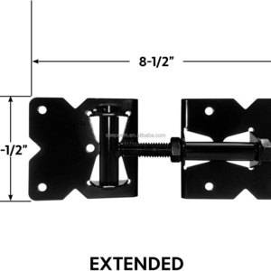 Self Closing Gate Hardware Hinges Heavy Duty for Wooden/Vinyl/PVC Fences 90 Degree Adjustable 2 Pack/Set