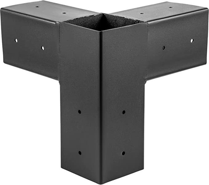 High quality Powder Coating Pergola Top Rafter Bracket For 2x4 Wood Posts metal pergola bracket