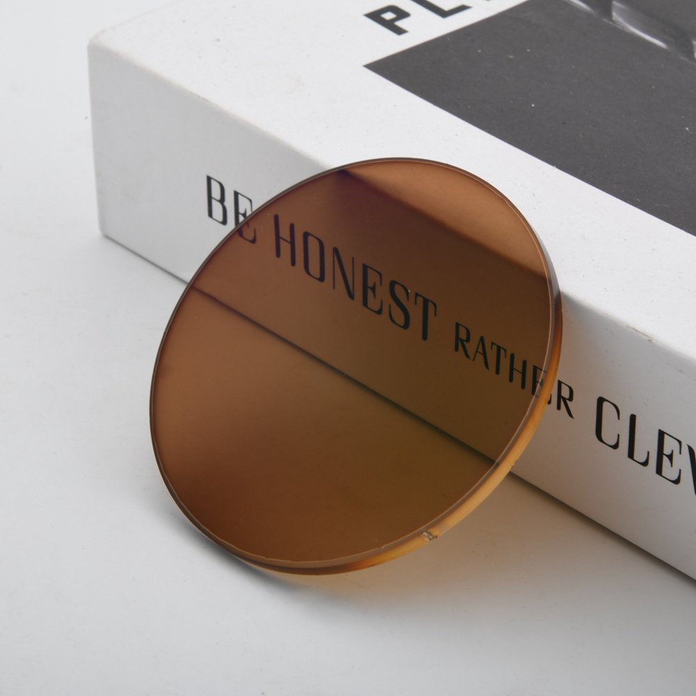 Danyang seesee HMC 1.56 Photochromic Glasses Optical Lenses Photo Grey Invisible Prescription Optical Lens