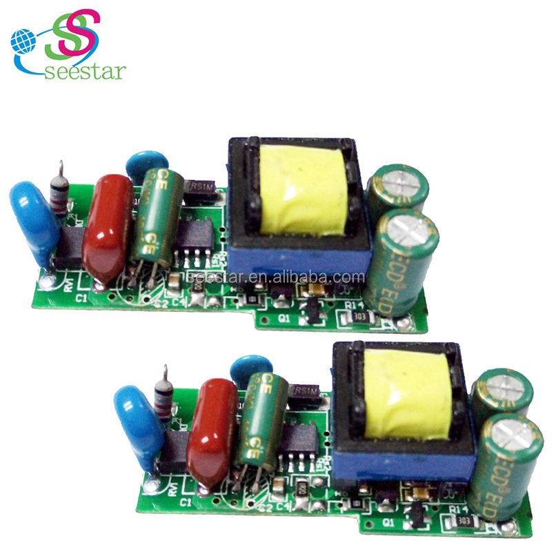 9w 300mA constant current LED driver with PFC 0.9 indoor light bulb driver