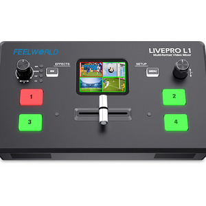 4 x HDMI inputs multi camera production USB3.0 Video Mixer Switcher Remote Controlling by PC/APP