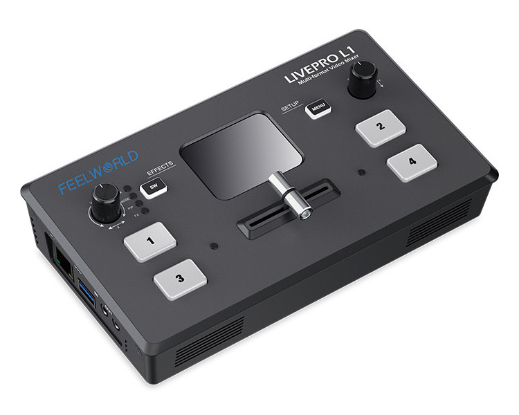 4 x HDMI inputs multi camera production USB3.0 Video Mixer Switcher Remote Controlling by PC/APP