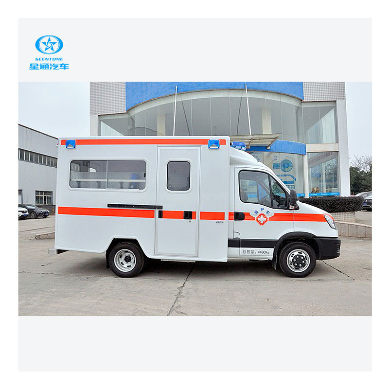 Mobile CT stroke ambulance emergency equipment ICU iveco diesel ambulance vehicle with respirateur medical