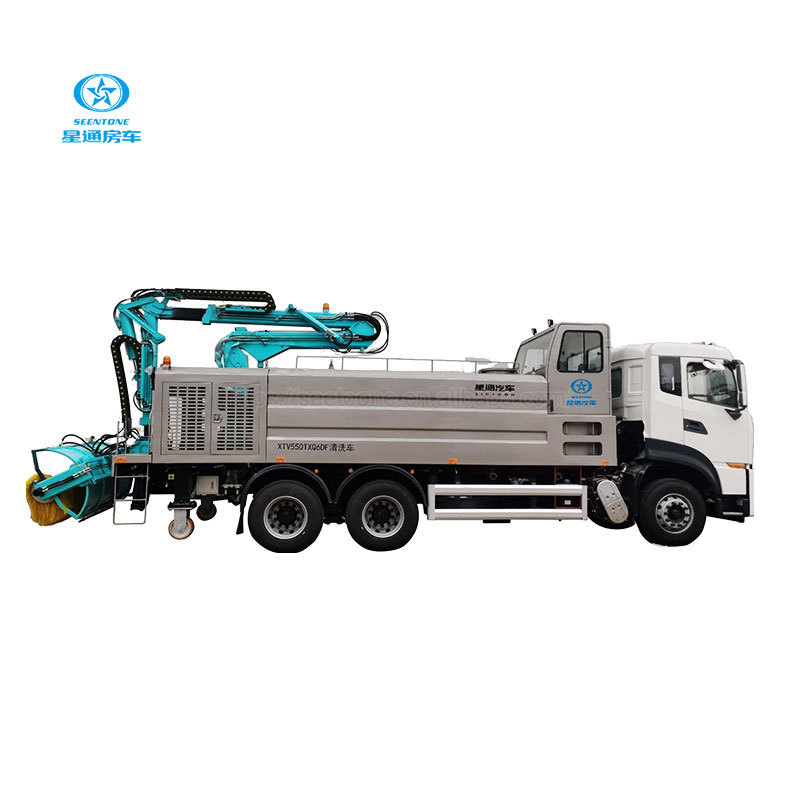 Hydraulic Tunnel Wall Wash Car Guardrail Washer Truck Highway Cleaning Vehicle Tunnel Cleaner Truck