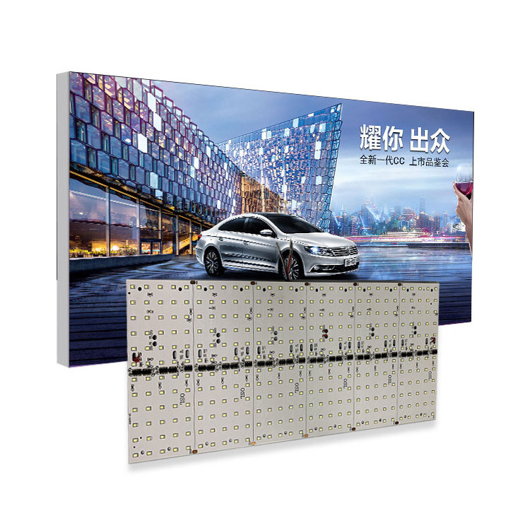 Factory price LED animation billboard sparkle light sign with printing fabric for advertising poster twinkle display