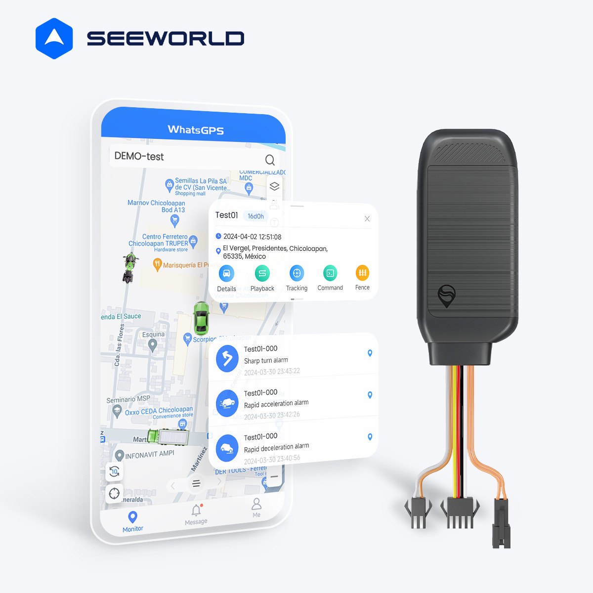 SEEWORLD Wholesale Price Anti theft 2G Smart GPS Tracker & Locator for Motorcycle Vehicle Truck Tractor With Free Tracking APP