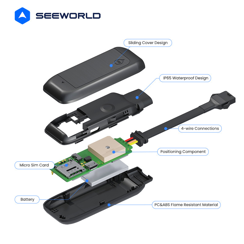 SEEWORLD GPS Tracking Chip Mini Hidden Locator GPS Tracker With Real Time APP