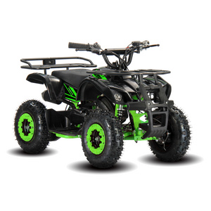 New Green Quad Bike New Fully Automatic ATV Kids Green 2 Stroke 49cc H1 with CE 12V X19 Super Pocket Bike Quad Bike