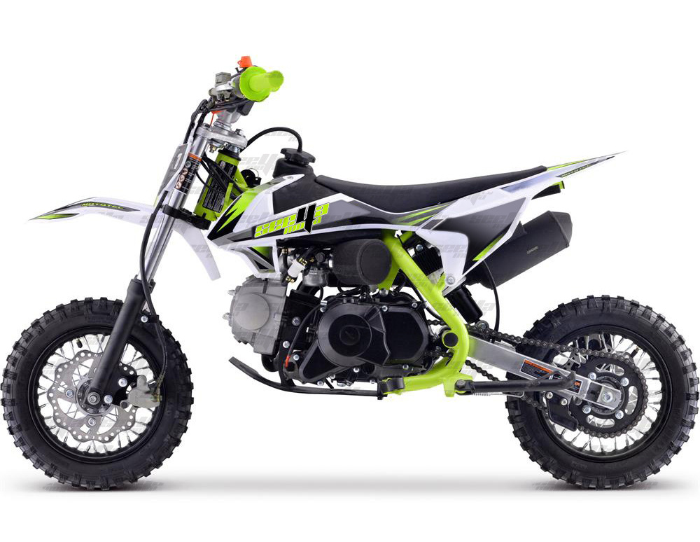 New Yellow 70cc 4 stroke fully automatic pit bike for beginner kids dirt bike cross motorcycle T02 with CE