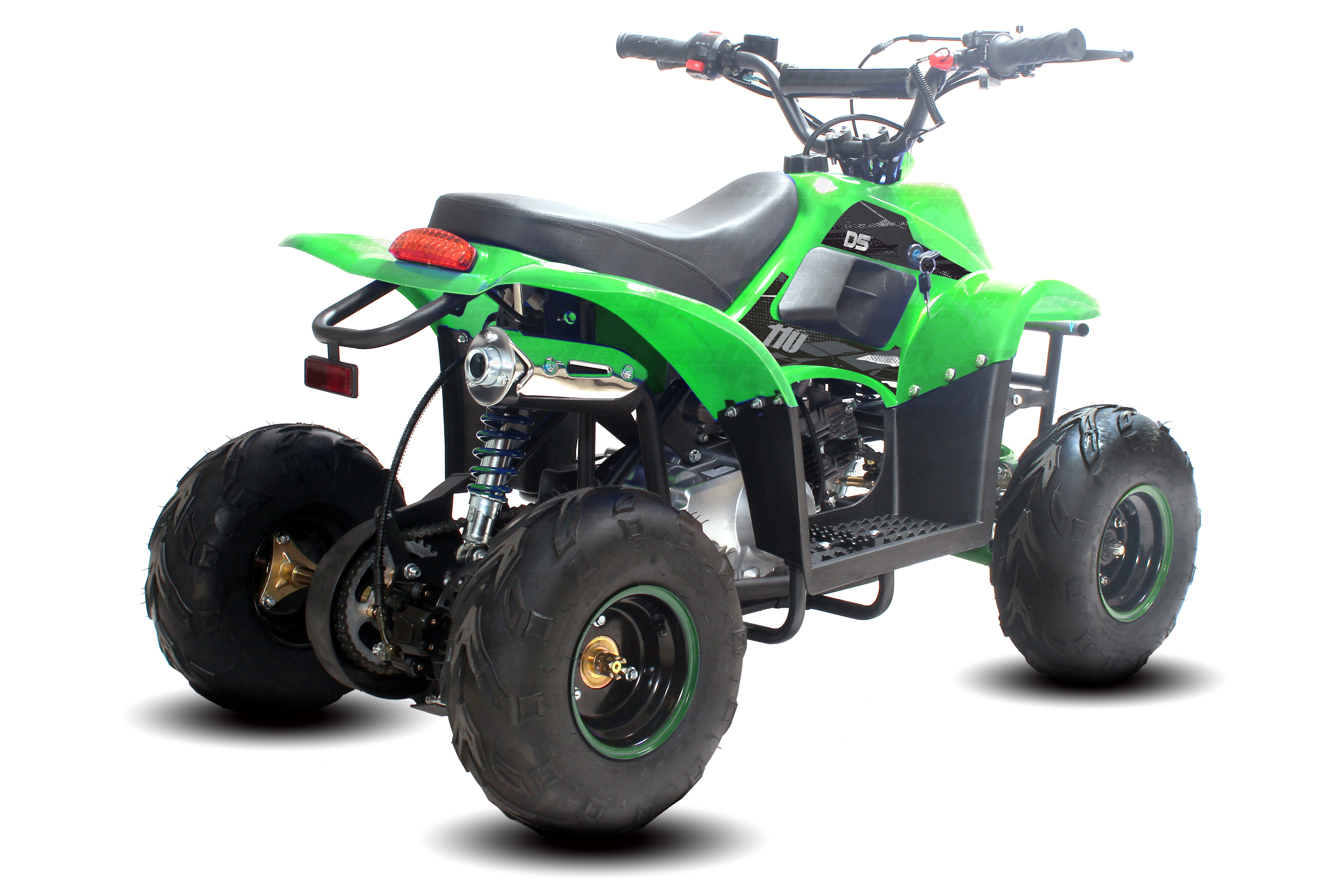 New Seeyamoto Green 110cc 4 stroke fully automatic ATV kids quad bike D5 with CE