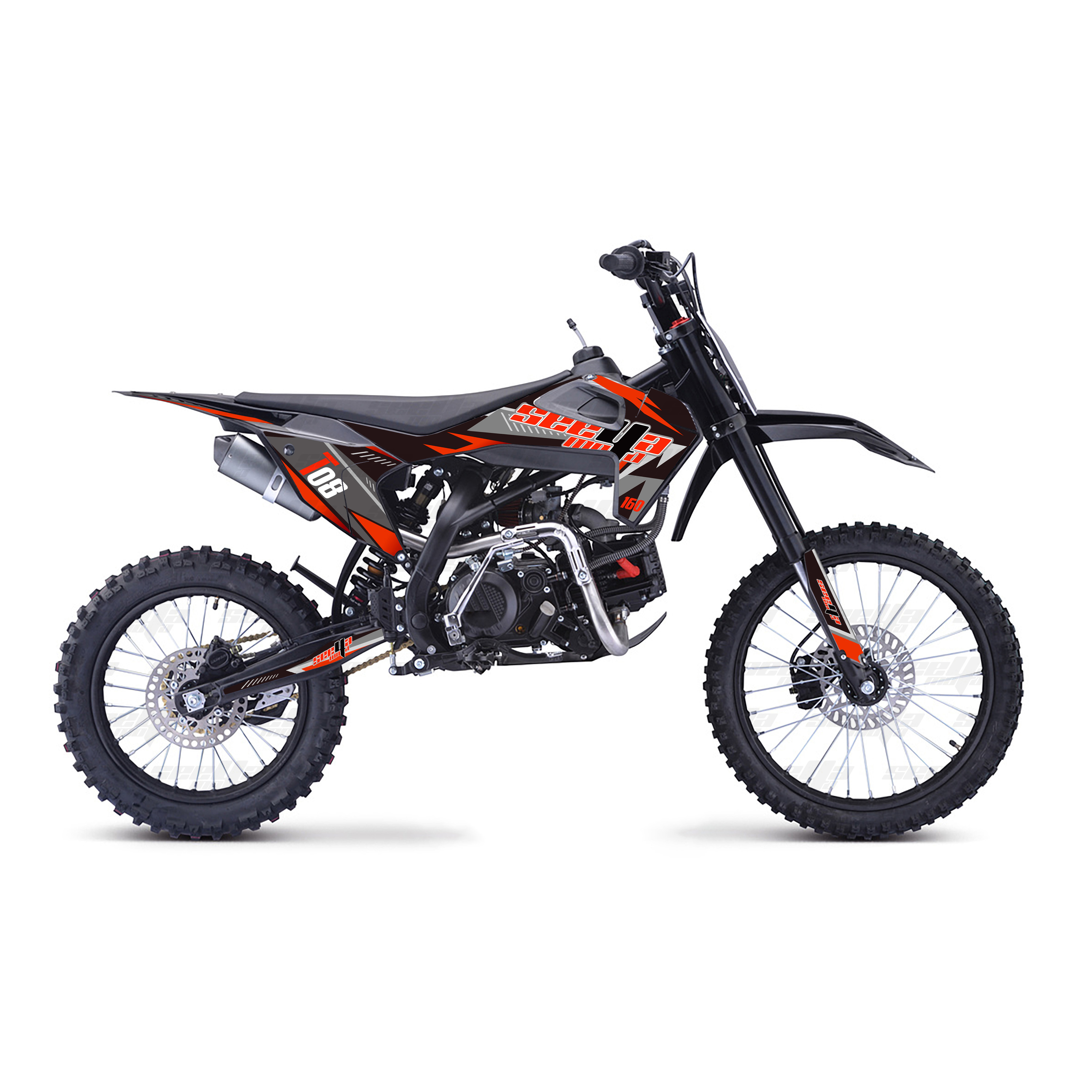 New Green SEEYA 160cc seeyamoto ZONGSHEN Oil cooled Off road pit bike MOTO CROSS dirt bike cross motorcycle T08 with CE