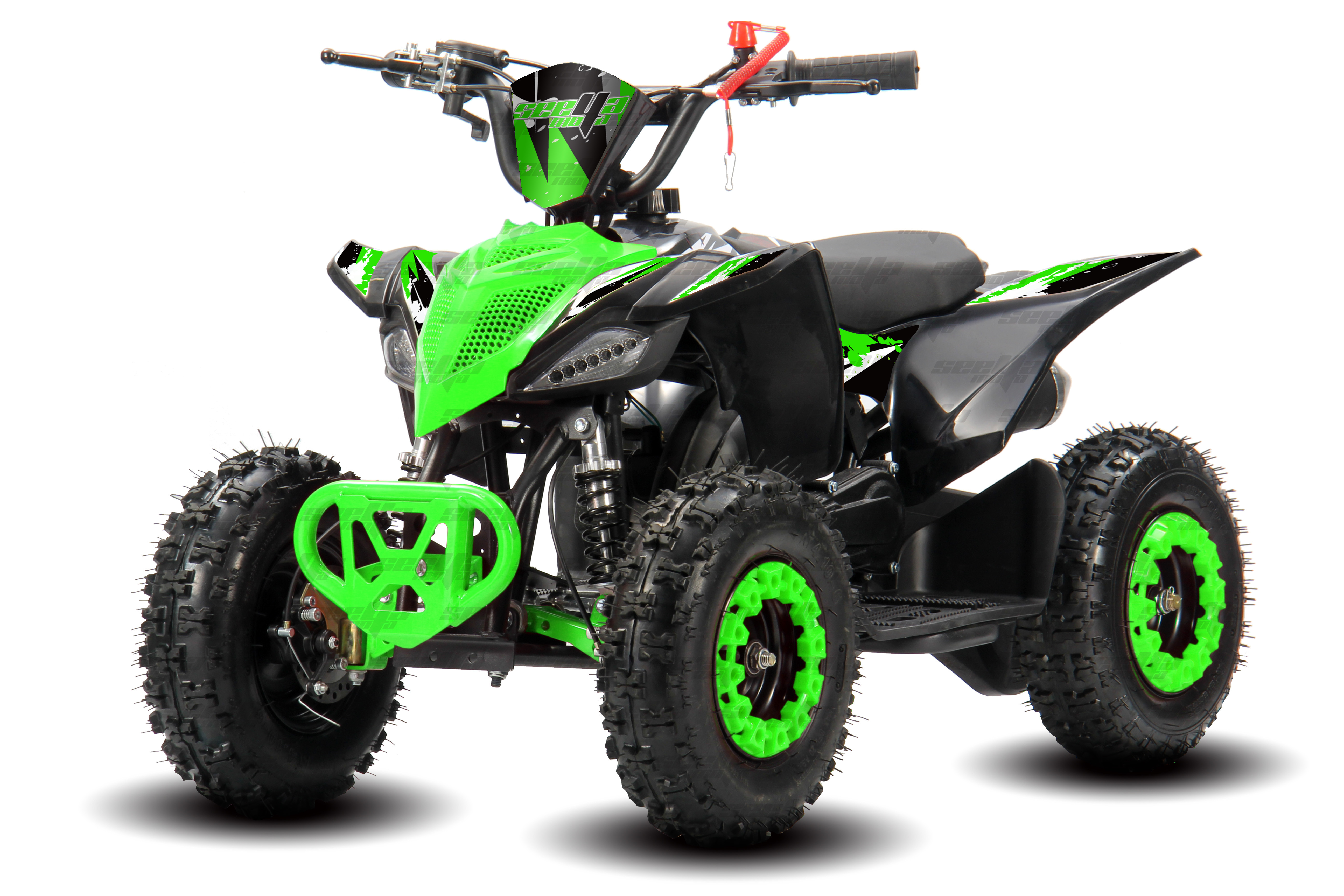 Seeyamoto kids mini gas powered atv 50cc quad atv 4 wheeler quad bike 49cc Y1