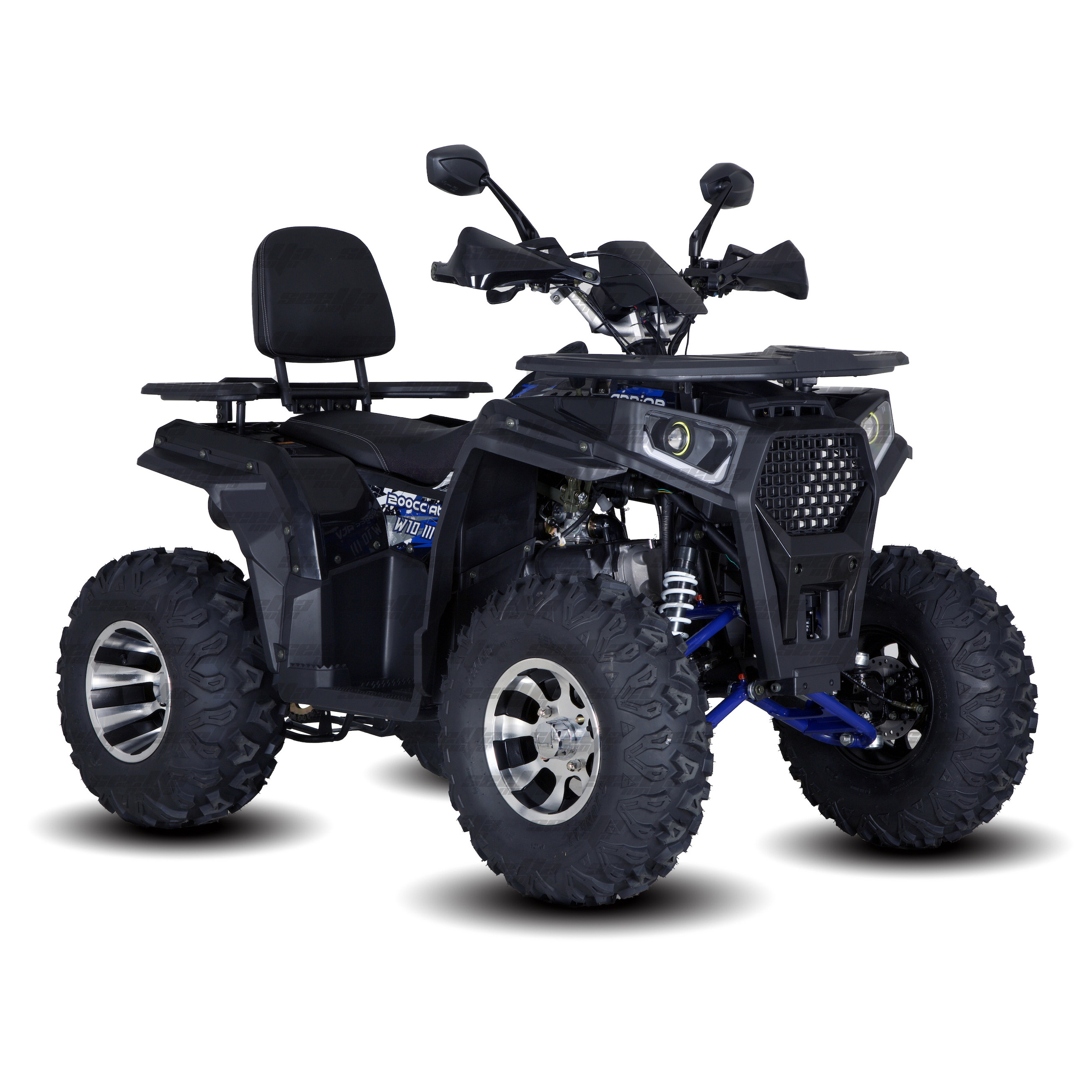 New CVT 200cc off road 4 wheels GY6 Automatic ATV quad bike W10 III WARRIOR 200 with CE