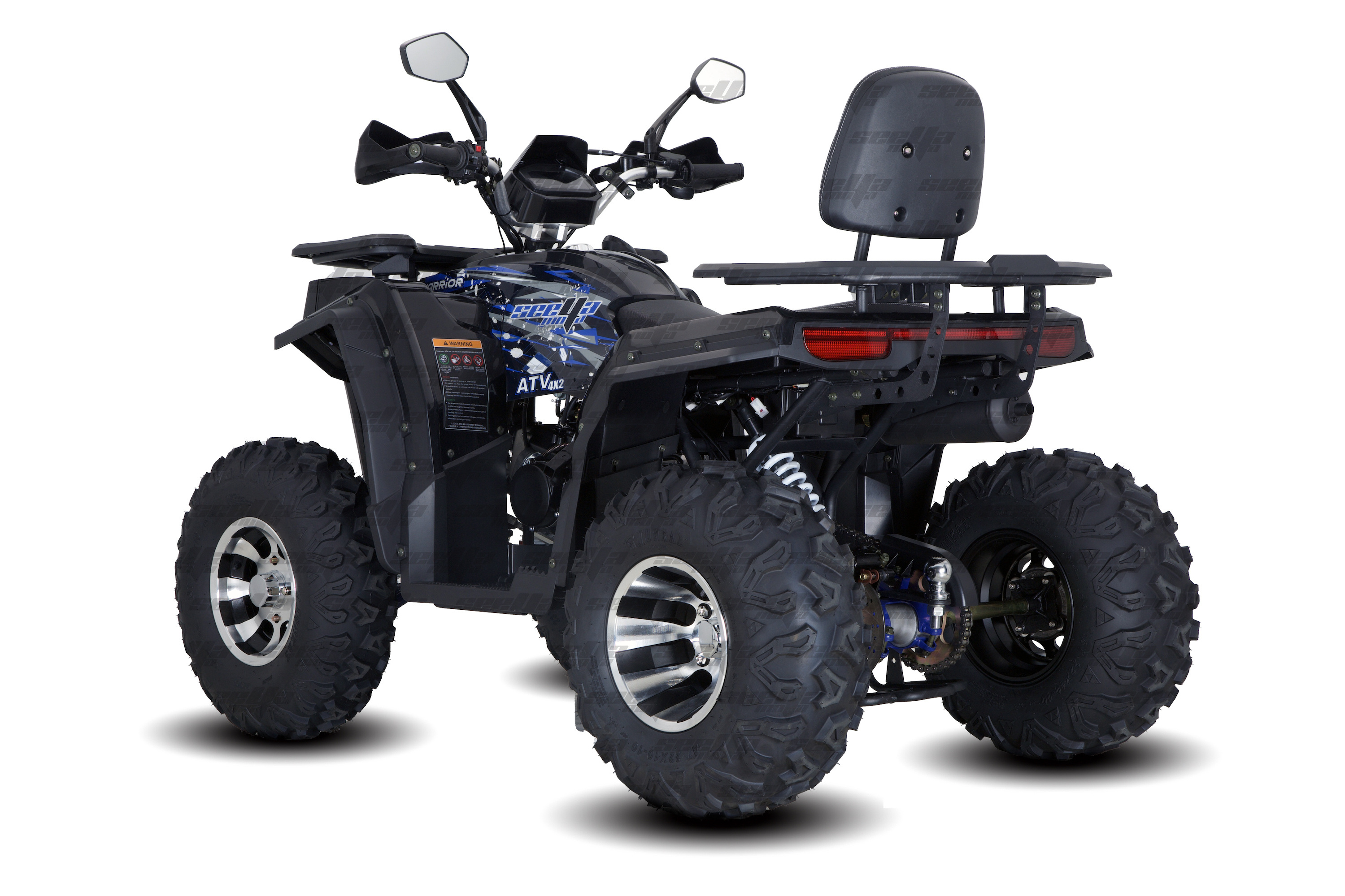 New CVT 200cc off road 4 wheels GY6 Automatic ATV quad bike W10 III WARRIOR 200 with CE