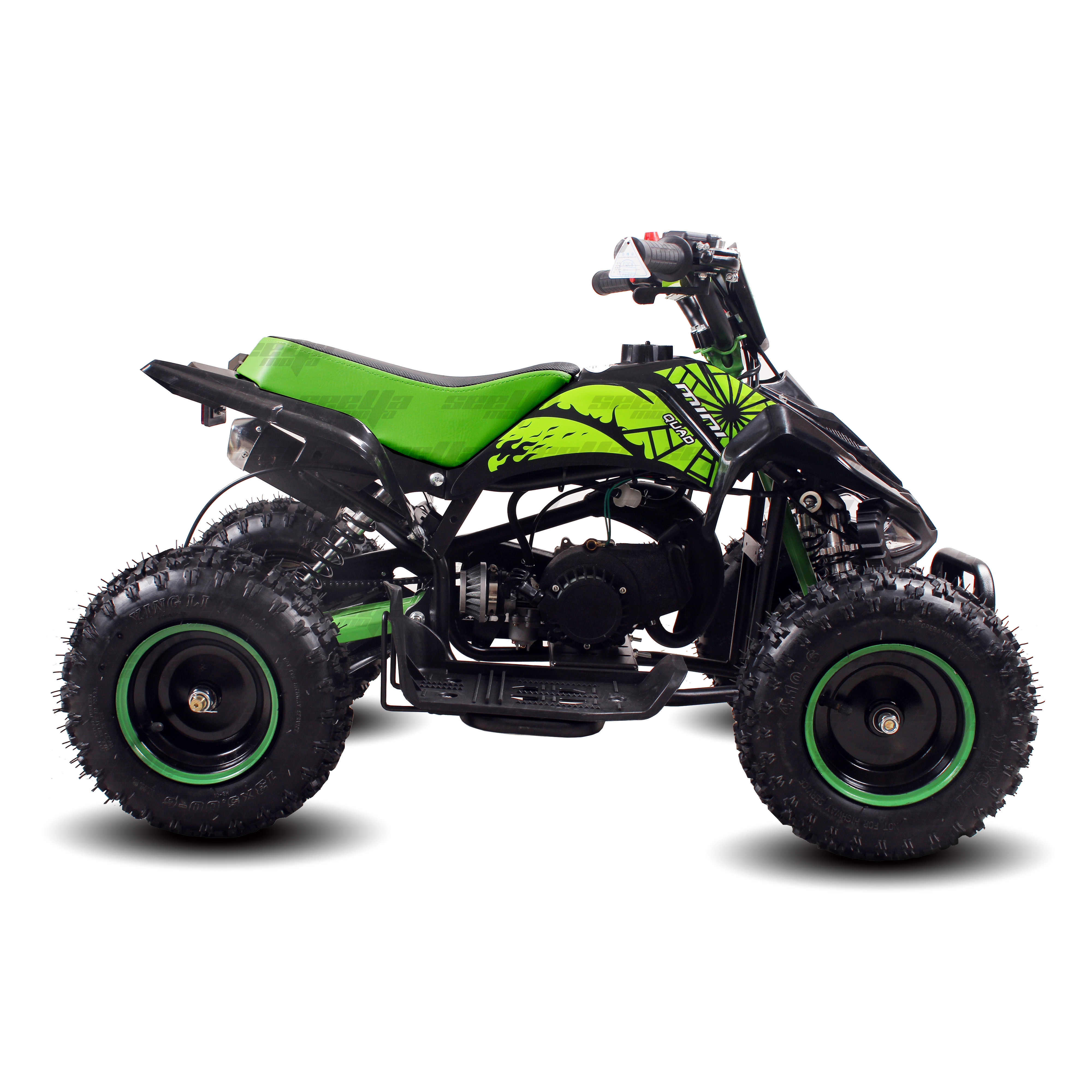 New Green 49cc 2 stroke fully automatic ATV kids quad bike S1 with CE