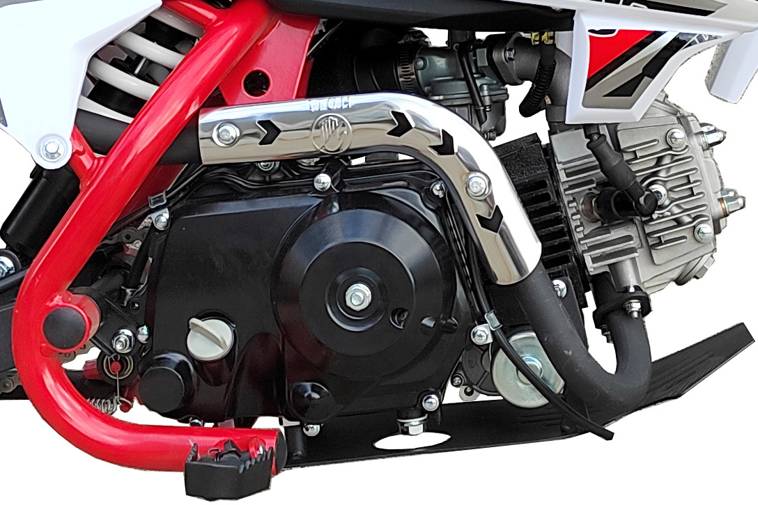 New Red 110cc 4 stroke off road fully automatic pit bike 12''/10'' wheel kids dirt bike cross motorcycle T02 with CE