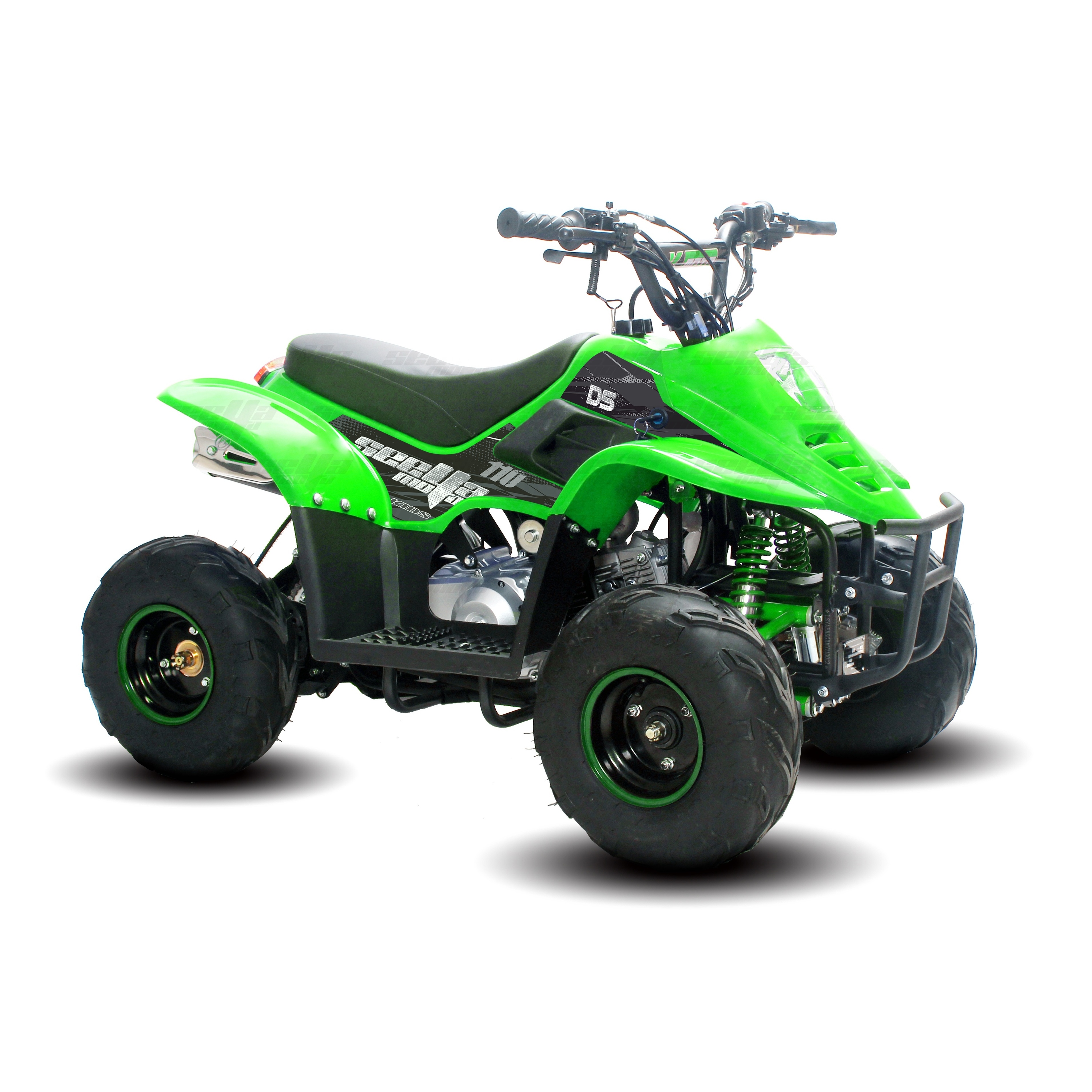 New Seeyamoto Green 110cc 4 stroke fully automatic ATV kids quad bike D5 with CE