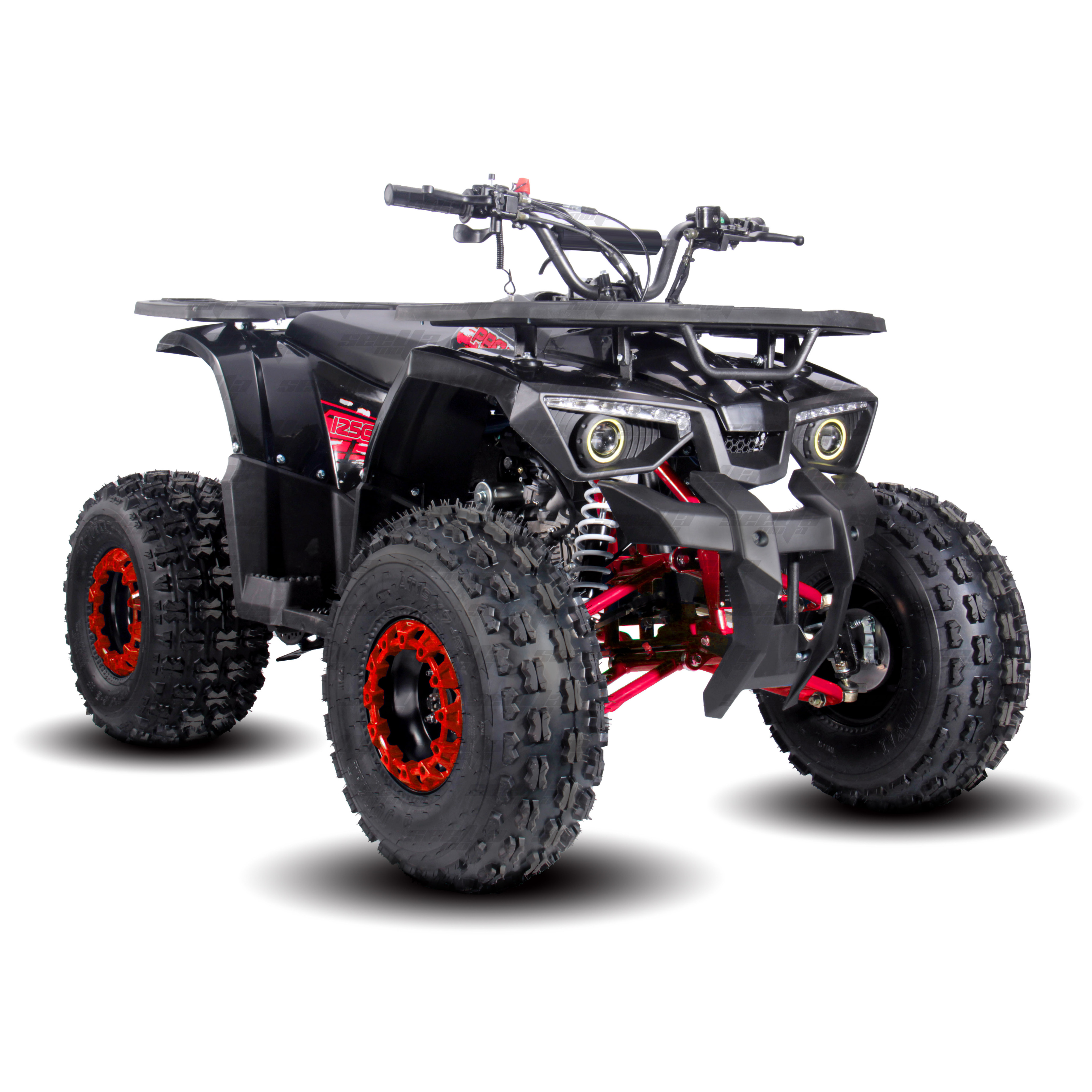 New Seeyamoto Green 125cc utility 4 wheels 4 stroke ATV Warrior farm quad bike W6 with CE