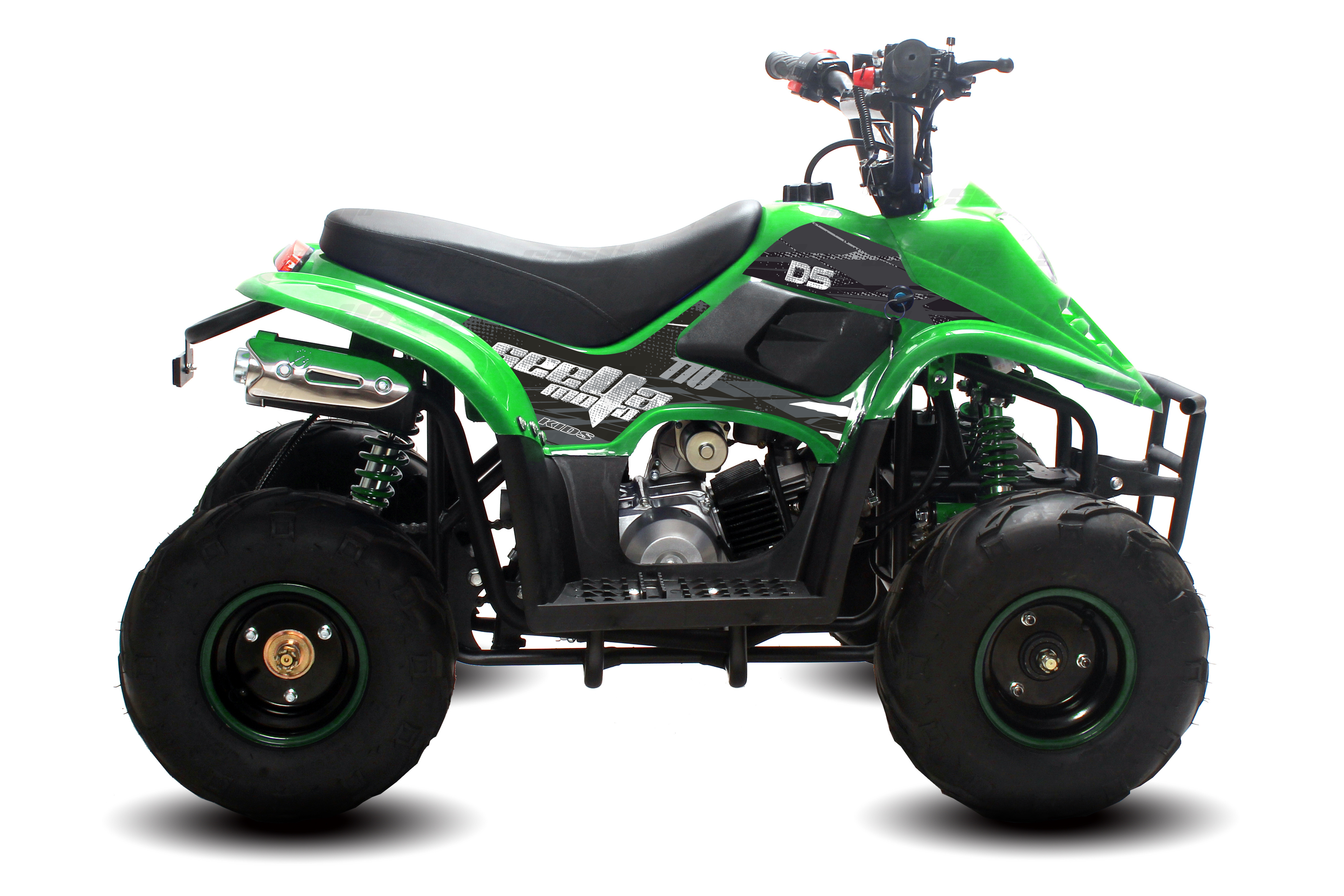 New Seeyamoto Green 110cc 4 stroke fully automatic ATV kids quad bike D5 with CE