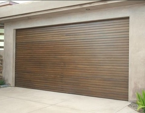 Seeyesdoor Modern Safety Style Design Residential Aluminum Automatic Roll Up Insulated Wooden Garage Doors