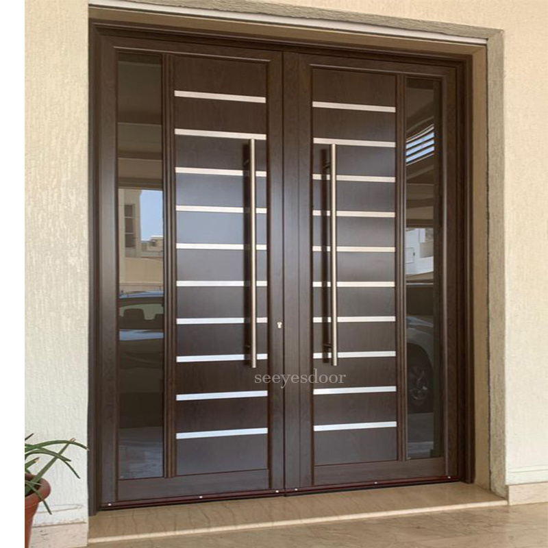 Seeyesdoor Factory Custom Main Door Anti-Theft Stainless Steel Security House Front Doors For House With Wholesale Price