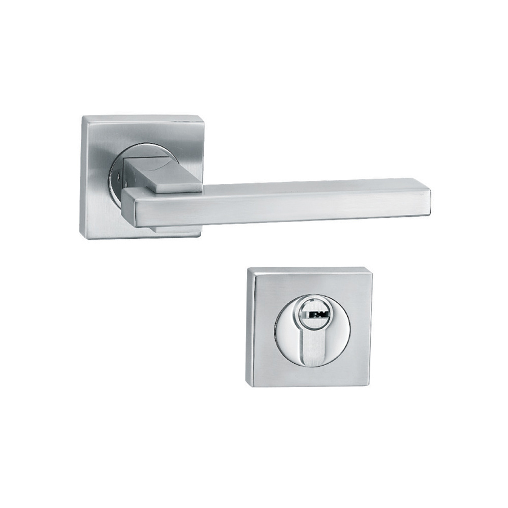 Seeyesdoor Doors Hardware Stainless Steel Security Silent Door Locks with handle