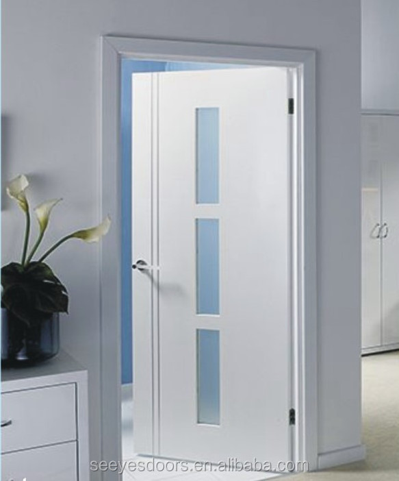 Seeyesdoor 2020 interior swing door swing open bedroom or bathroom white door