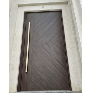 Seeyesdoor Hot Sale Custom Exterior Main Security Door Design Safety Metal Aluminum Front Entry Door