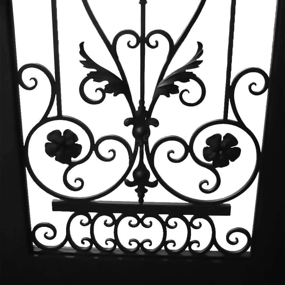 Seeyesdoor Cheap Price Doors Main Surface Latest Europe Pattern Wrought Iron Door Gates Style Steel Village Villa Design