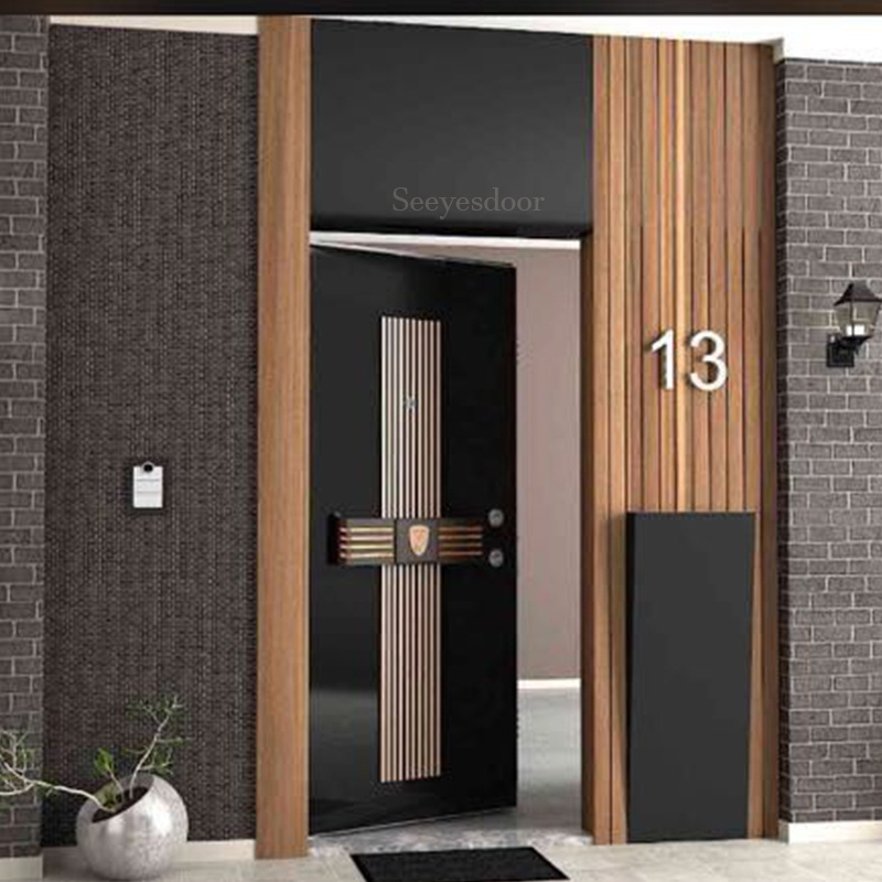 American Wooden Entrance Style Models Mahogany Double Solid Wood Main Entrance Exterior front entry doors