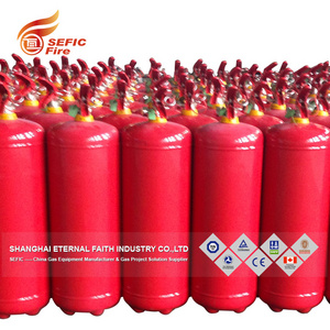 Stainless Steel Gas Cylinder CO2 Fire Fighting Gas Cylinder For Fire System