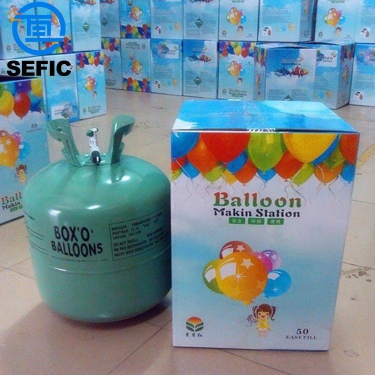 Portable 99.99% Purity High Pressure 15lb 30lb 50lb Disposable Helium Gas Cylinders With Gas He