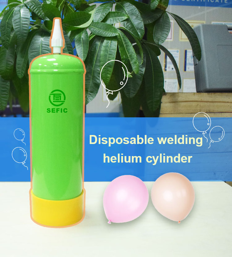 Empty Welded 110bar 2.2l Disposable Helium Gas Tank Mini Helium Tank For Party Time