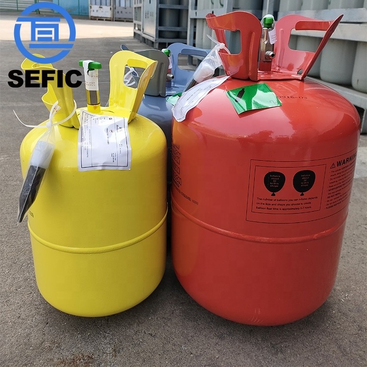 Portable 99.99% Purity High Pressure 15lb 30lb 50lb Disposable Helium Gas Cylinders With Gas He