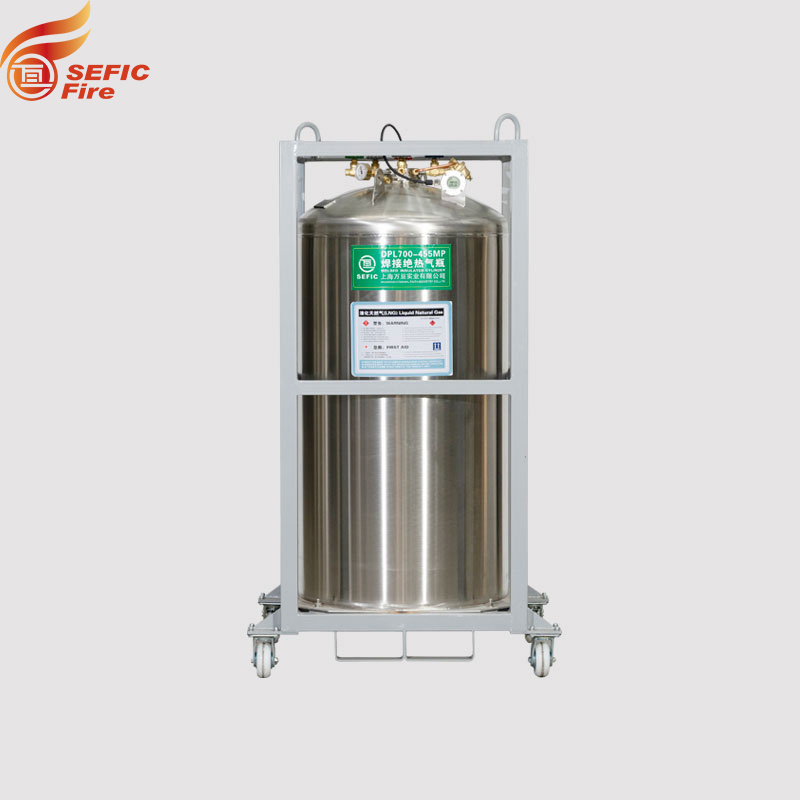 Nitrogen LNG Storage Tank Gas Cylinder Fr Truck Durable LNG Vehicle Gas Cylinder LNG