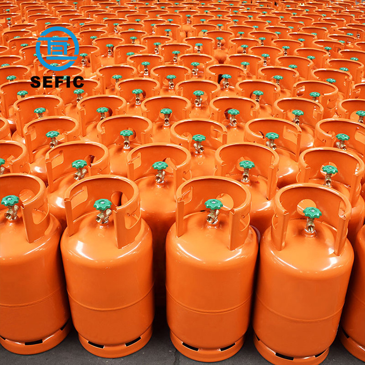 Ghana 1kg 3kg 5kg 6kg 11kg 15kg 48kg Lpg Camping Gas Cylinder for Nigeria