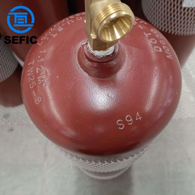 Wholesale 7.6-8.0L Acetylene C2H2 Gas Cylinder Industrial Empty Dissolved Acetylene Gas Cylinder