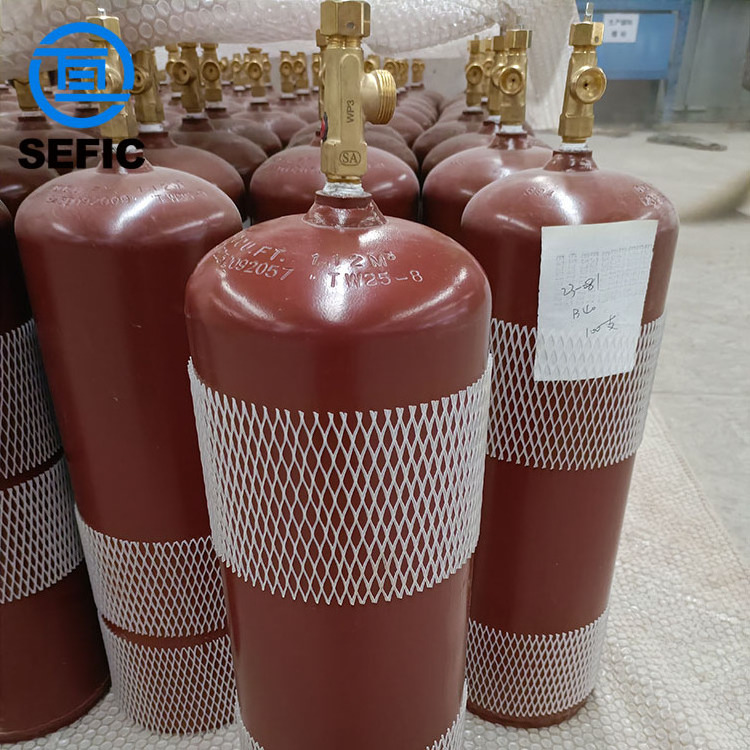 Wholesale 7.6-8.0L Acetylene C2H2 Gas Cylinder Industrial Empty Dissolved Acetylene Gas Cylinder