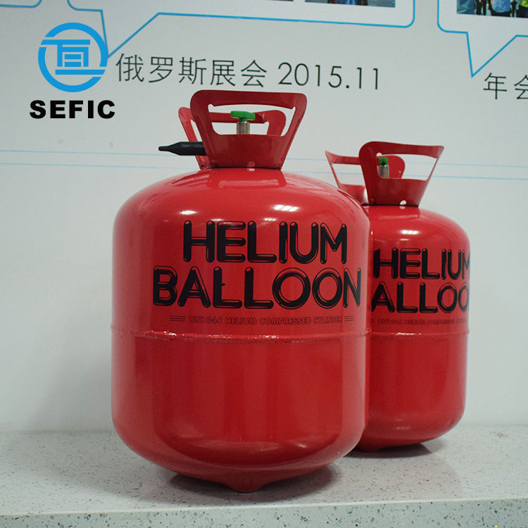 Small Disposable 99.999% Pure Helium Balloon Gas Cylinder/ Tank