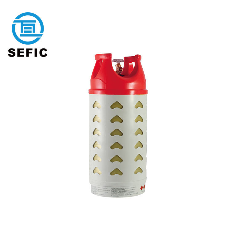 12kg Full-wrpped Fiberglass Gas Cylinder Composite LPG Gas Cylinder Gas Tank Filling Propane