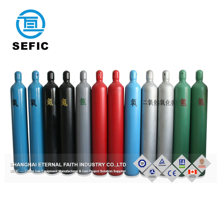 50L X 200BAR Seamless Steel Gas Cylinder Industrial Chlorine Gas Cylinder