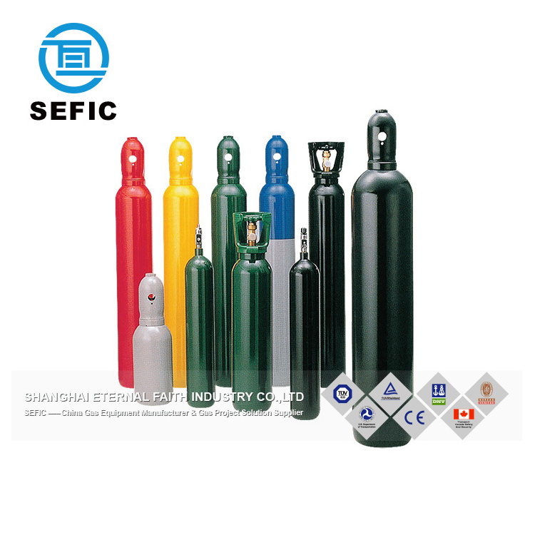 50L X 200BAR Seamless Steel Gas Cylinder Industrial Chlorine Gas Cylinder