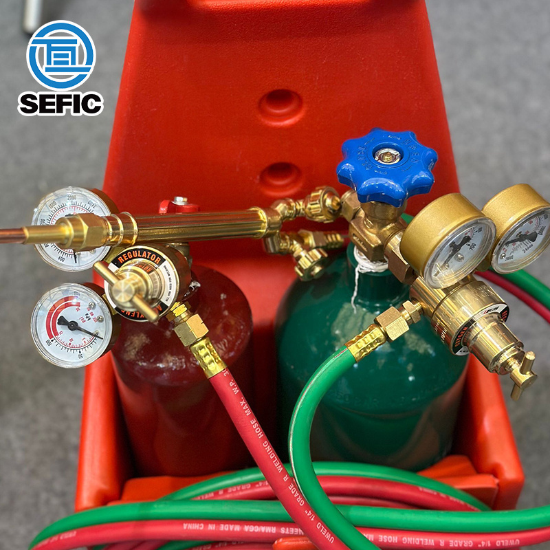 SEFIC Gas Cylinder Welding Cutting Kit / Welding Kit Oxygen Acetylene Tanks Welding Cutting Torch Kit