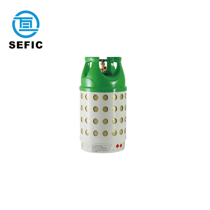 12kg Full-wrpped Fiberglass Gas Cylinder Composite LPG Gas Cylinder Gas Tank Filling Propane