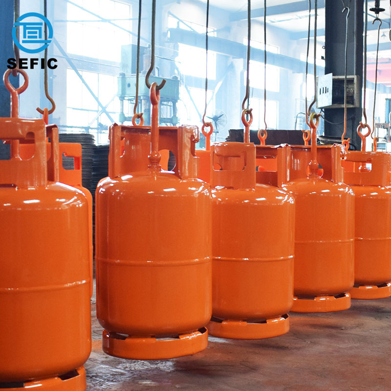 SEFIC 48kg 25kg 15kg 12kg 10kg Lpg Valve Cooking Gas Cylinder for Nigeria