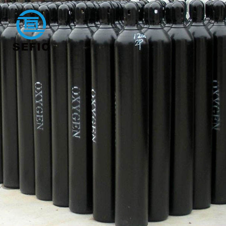 ISO9809-3 TPED 40L 150bar Medical Oxygen Gas Cylinder CO2/Nitrogen/Argon/Helium/Hydrogen/Xenon/Neon Gas Cylinders