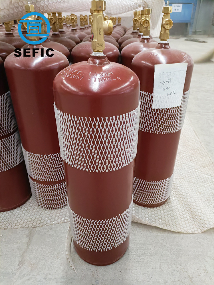 SEFIC DOT8AL B40 Acetylene Gas Cylinder (Cylinder & 40cu/ft C2h2 Industrial Gas Cylinder