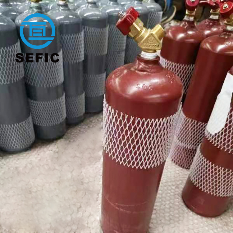 Acetylene Cylinder Sizes DOT8AL MC10 Asbestos Free Gas Cylinders Professional Industrial Gas Cylinder