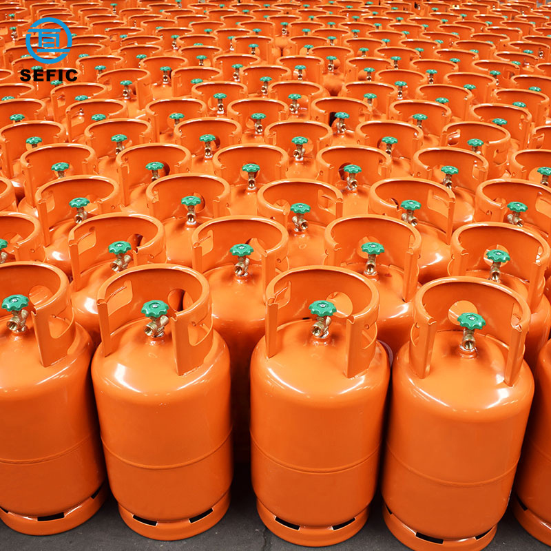 SEFIC 48kg 25kg 15kg 12kg 10kg Lpg Valve Cooking Gas Cylinder for Nigeria